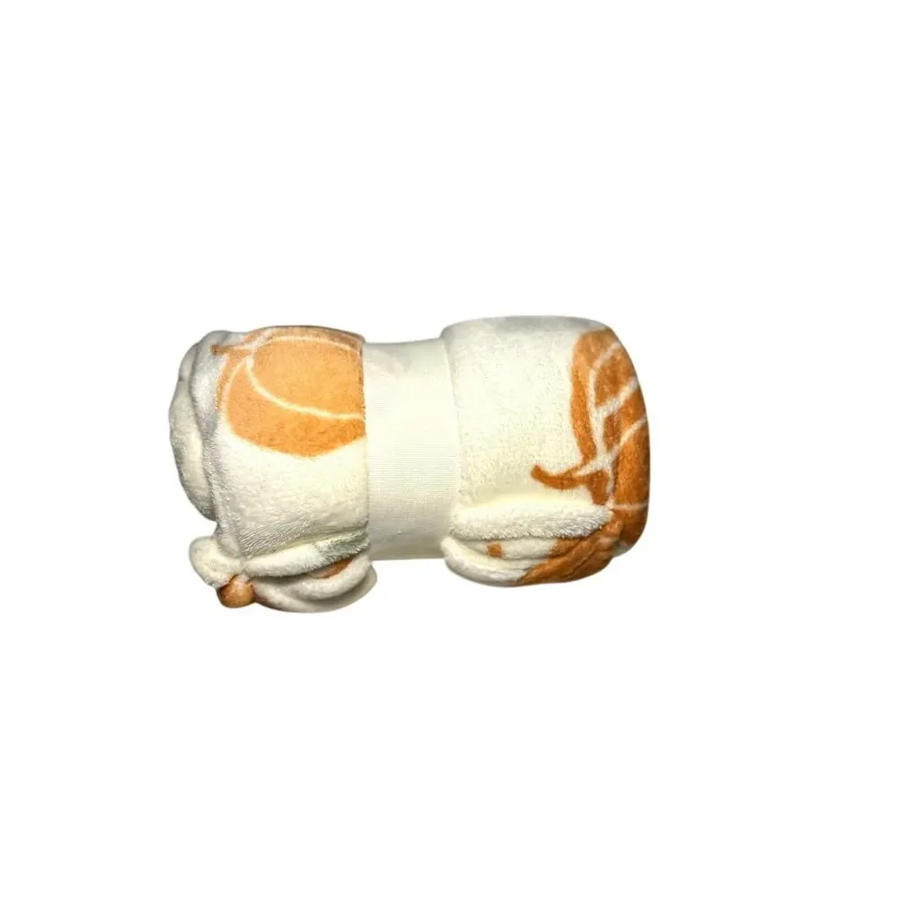 Fall Pumpkin Harvest Plush Fleece Throw Decor Holiday Comfy Blanket 50x70 Autumn